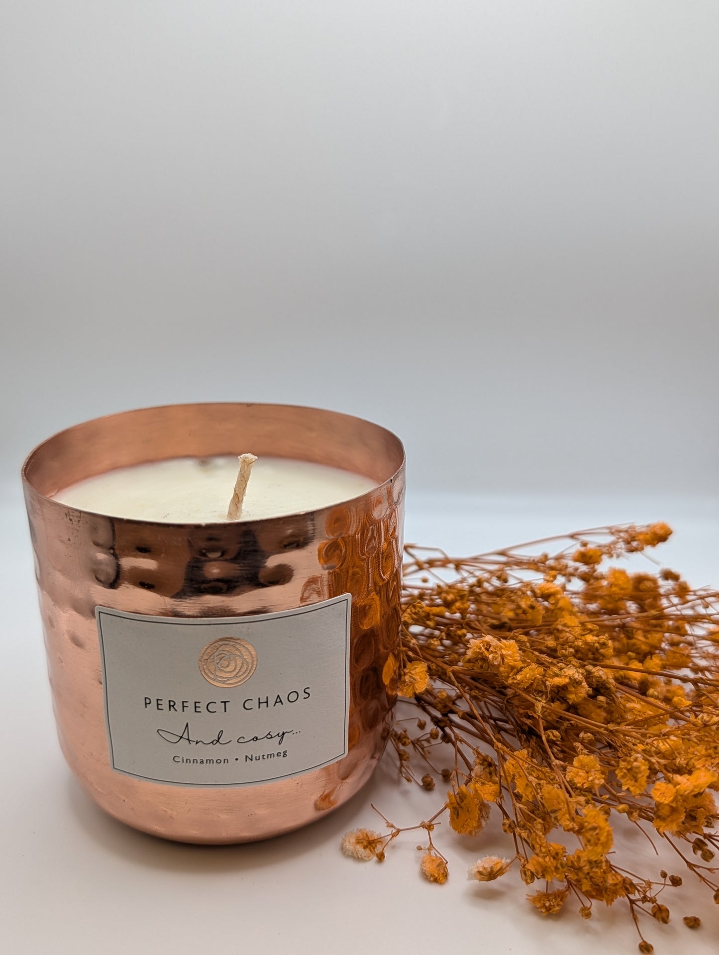 Medium Copper dimpled pot - And Cosy