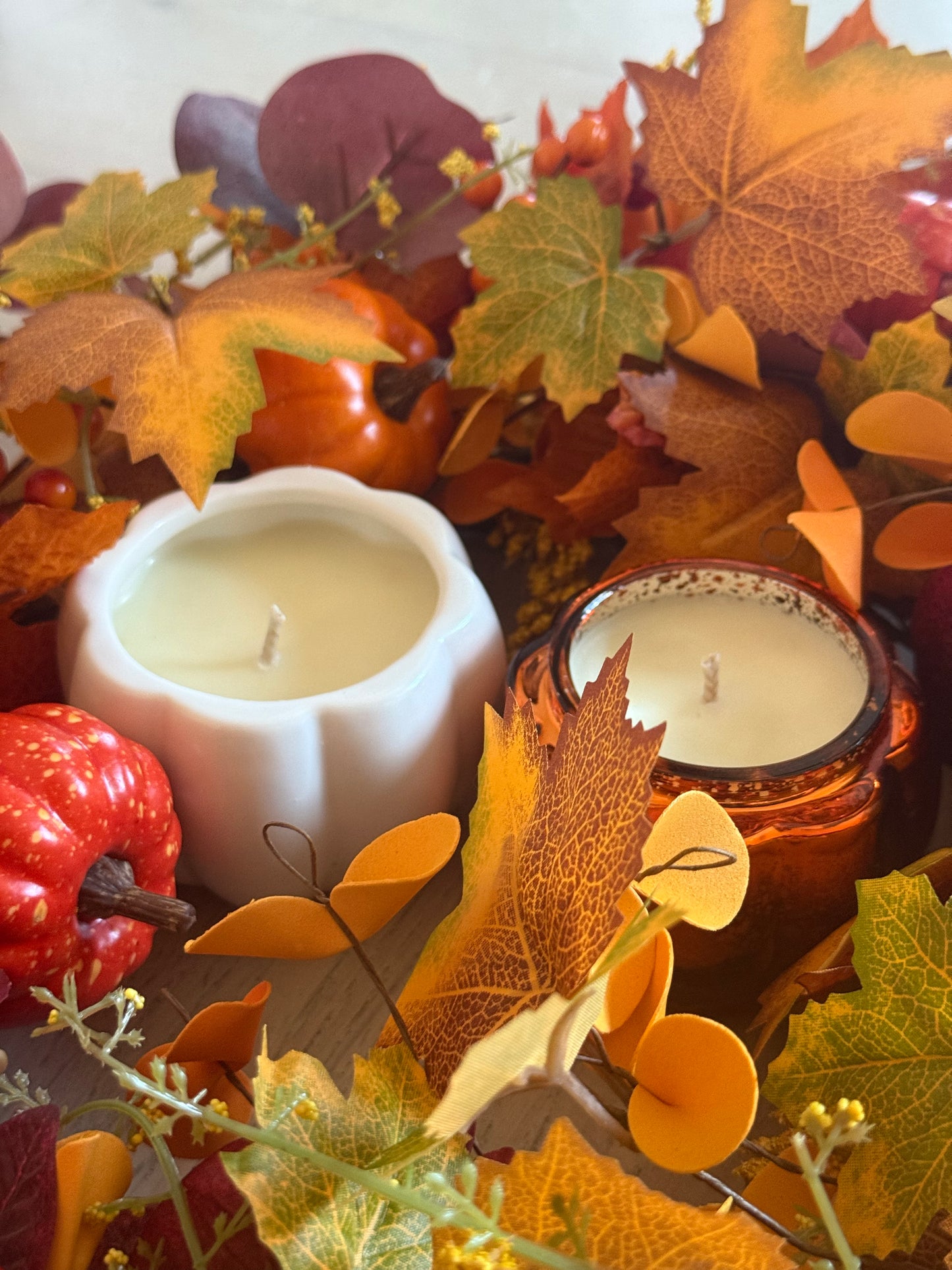White Pumpkin Votive