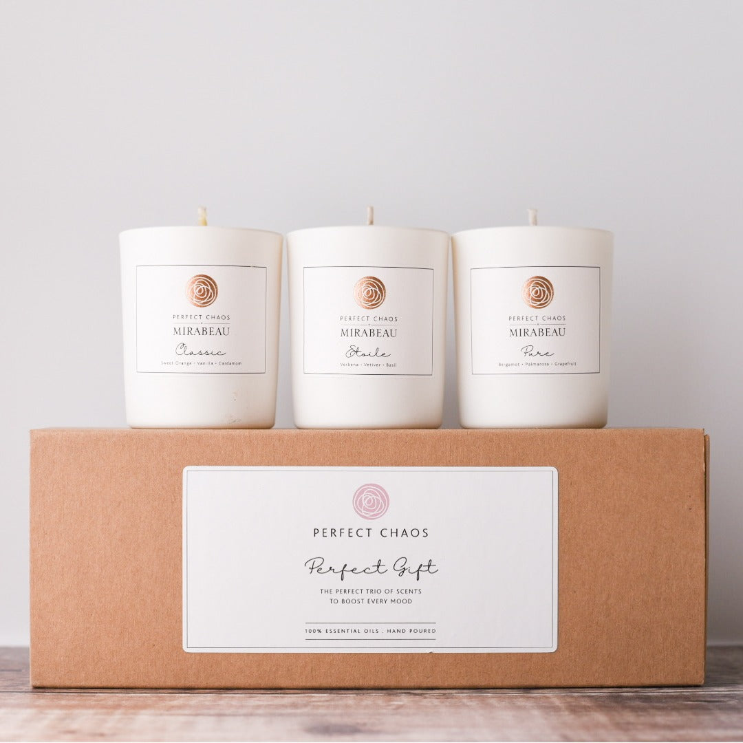 Mirabeau Travel Candle Gift Set x 3