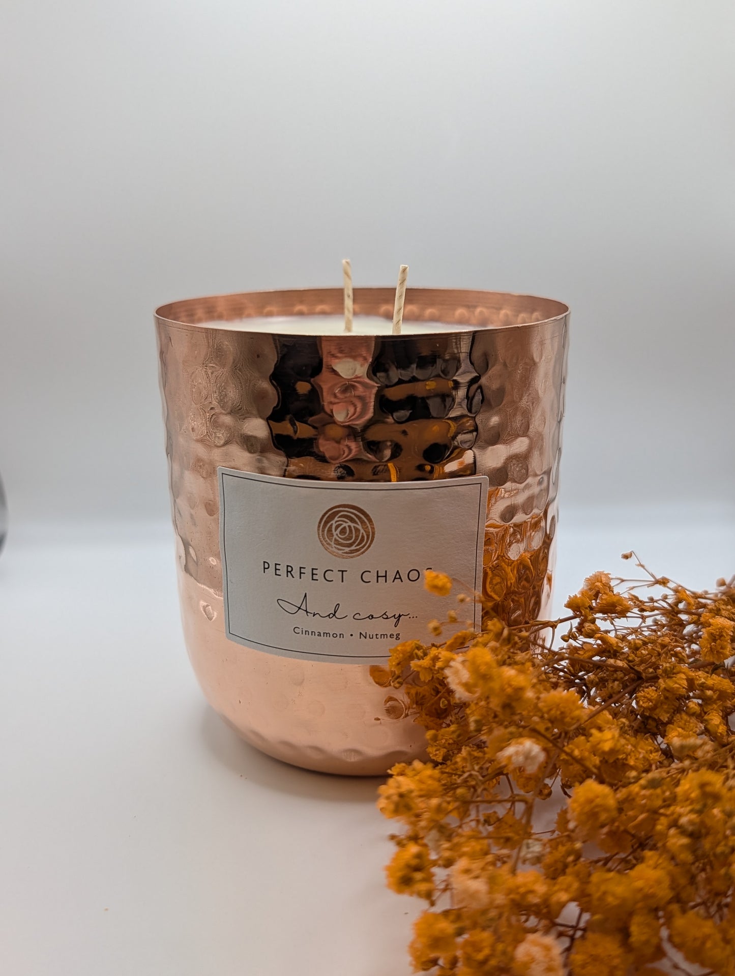 Large Dimpled Copper pot - And Cosy