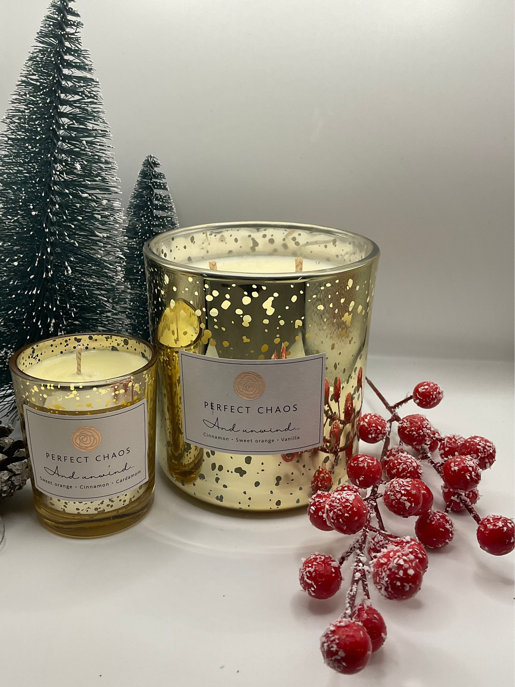 Electroplated Christmas Candle - And Revive