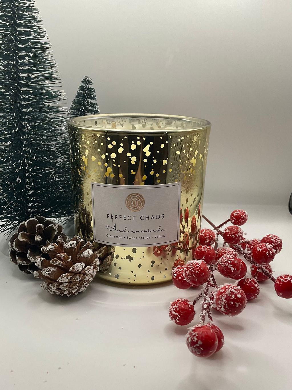 Electroplated Christmas Candle - And Revive