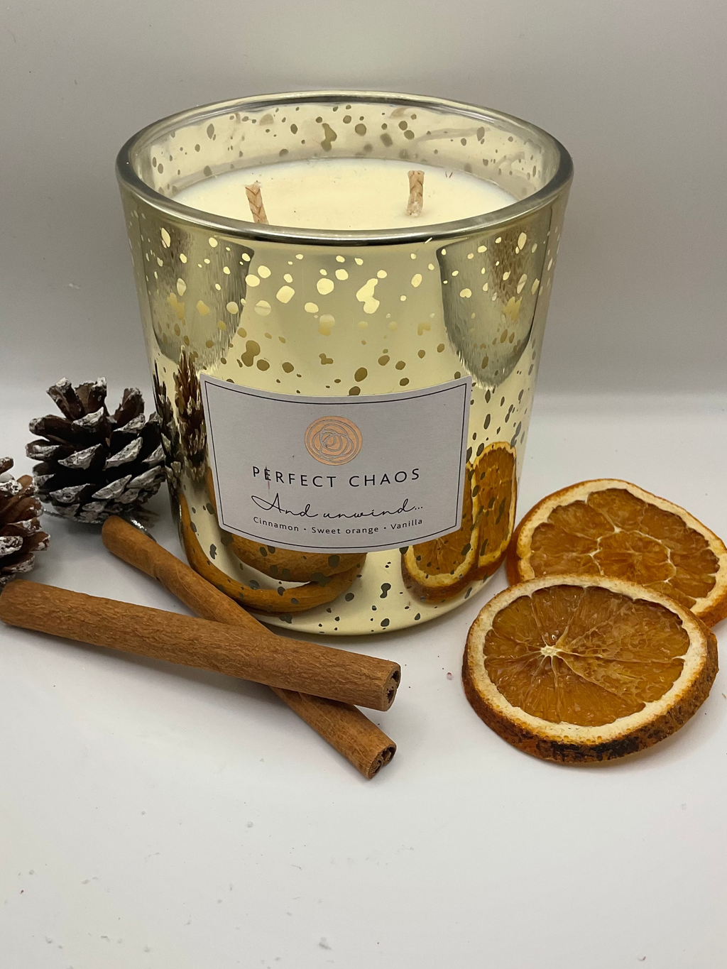 Electroplated Christmas Candle - And Revive