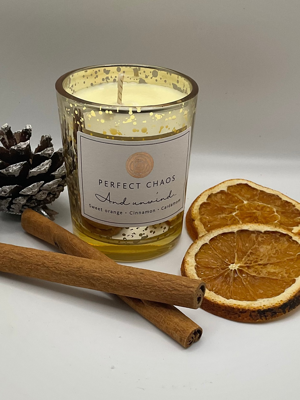 Electroplated Christmas Candle - And Revive