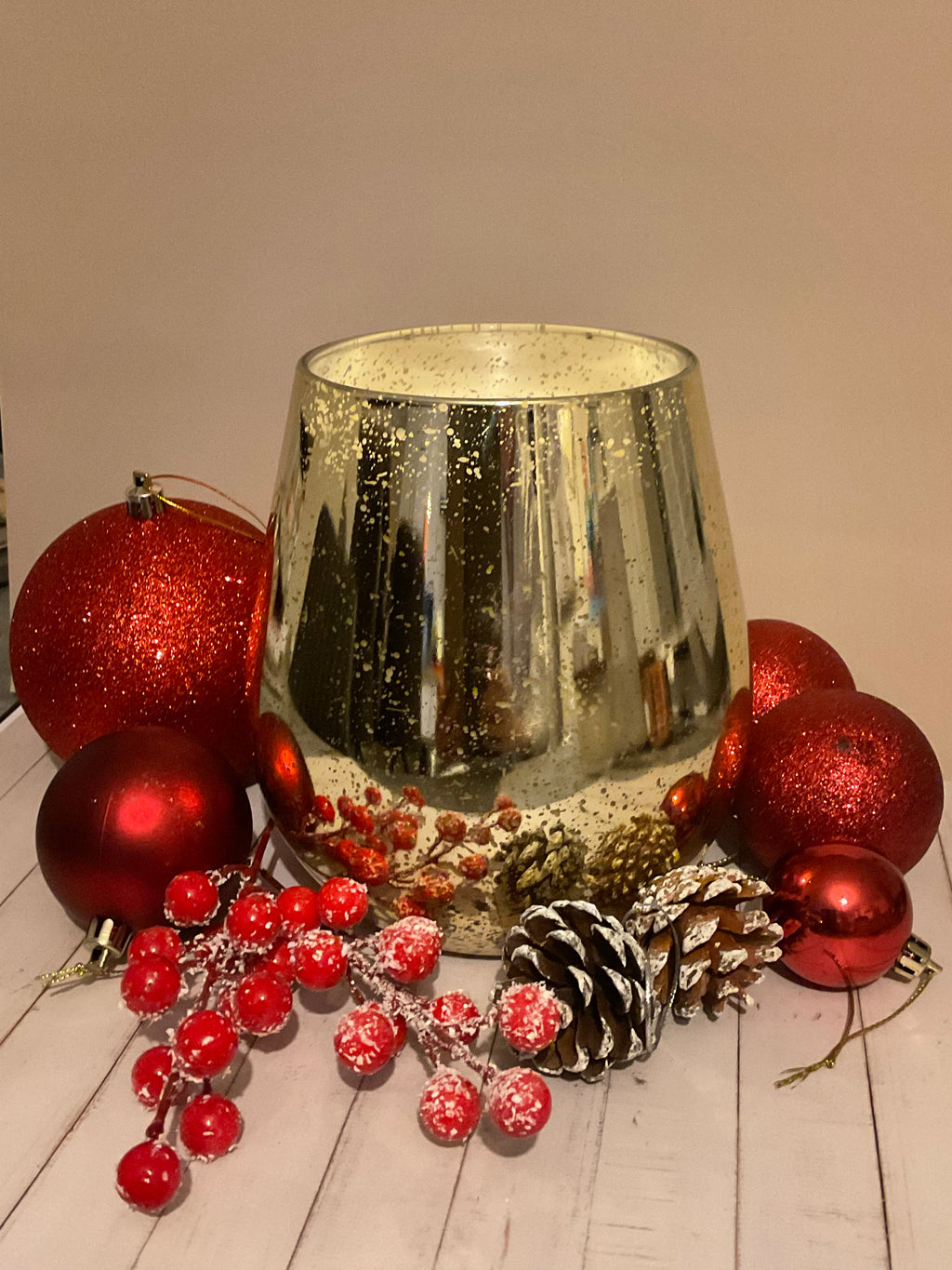 Electroplated Large Bell Candle - And Revive