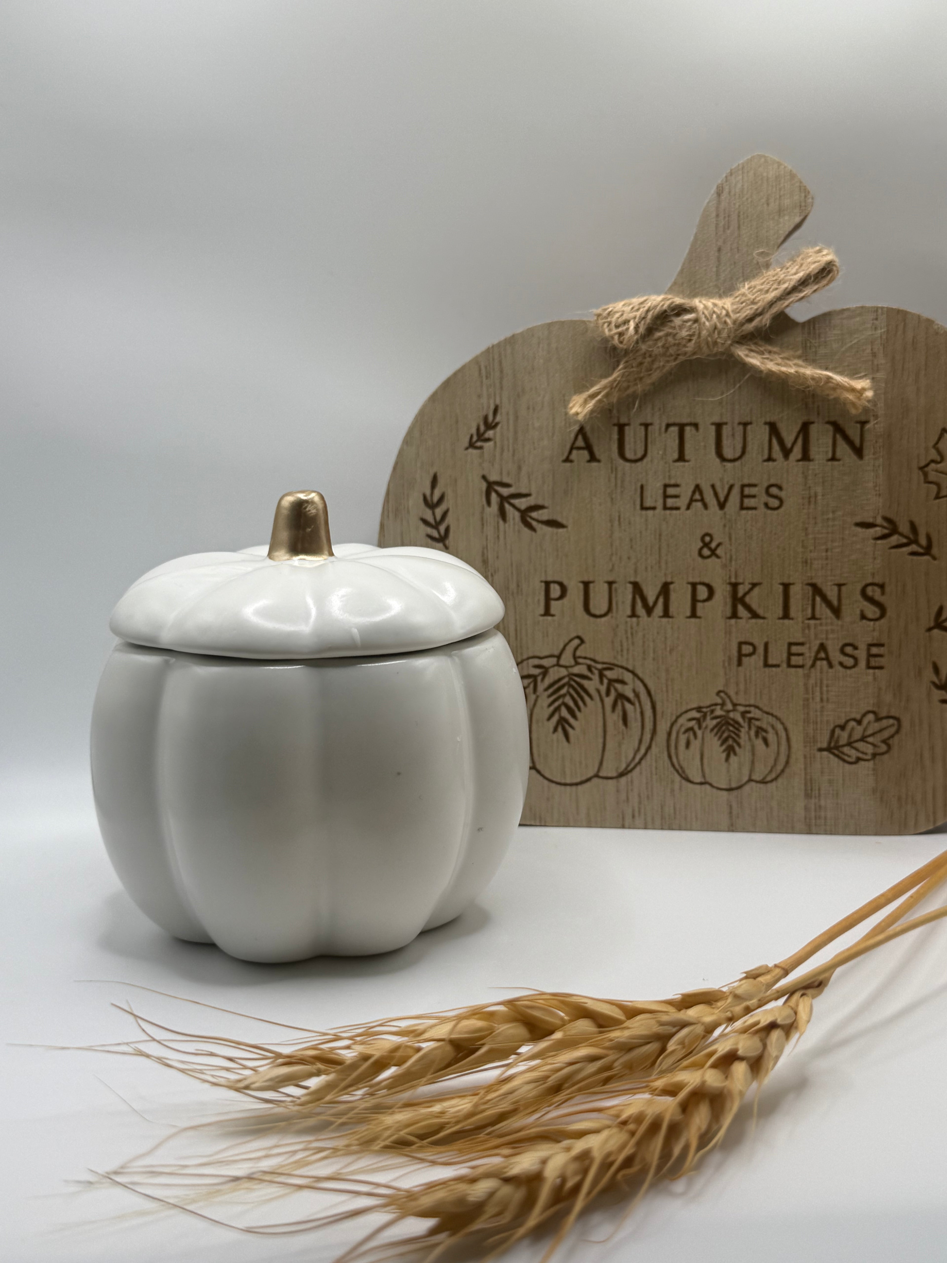 White Pumpkin Votive