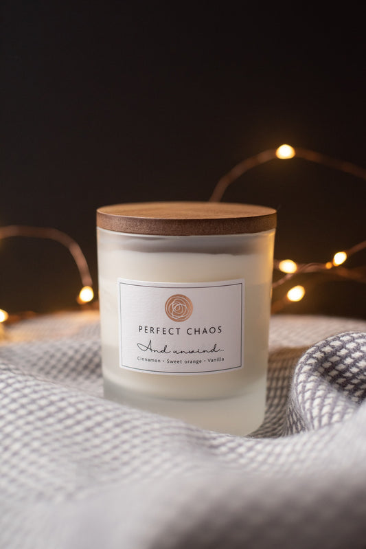 Frosted Glass Candle - 20cl